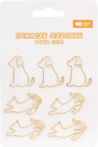 Opakowanie Spinacze ozdobne CAT&DOG Happy Color 7 szt.