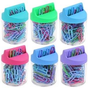 Opakowanie Spinacze pastelowe MEMOBE 28 mm 100 szt. 1 szt.mix