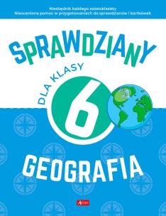 Okładka książki Sprawdziany dla klasy 6. Geografia