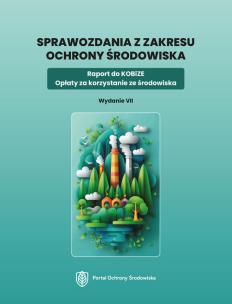 Opakowanie Sprawozdania z zakresu ochrony środowiska. Raport do KOBiZE. Opłaty za korzystanie ze środowiska