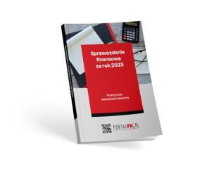 Okładka książki Sprawozdanie finansowe za rok 2023