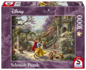 Opakowanie SQ Puzzle 1000 el. T. KINKADE Królewna krasnoludki