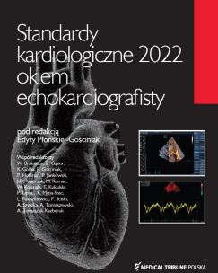 Okładka książki Standardy kardiologiczne 2022 okiem echokardiografisty