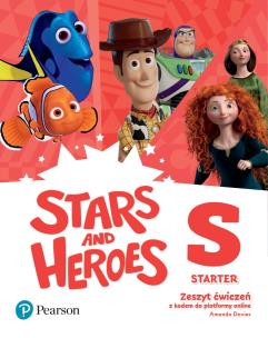 STARS AND HEROES STARTER. ZESZYT ĆWICZEŃ. Autor: Amanda Davies. Multiszop.pl Okładka książki STARS AND HEROES STARTER. ZESZYT ĆWICZEŃ