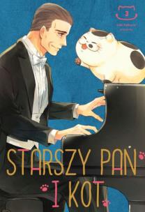 Starszy Pan i Kot. Tom 3. Autor: Umi Sakurai. Multiszop.pl Okładka książki Starszy Pan i Kot. Tom 3