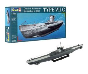 Statek 1:350 U-Boot German Submarine TYPE VII C. Wydawca: Revell. Multiszop.pl Opakowanie Statek 1:350 U-Boot German Submarine TYPE VII C