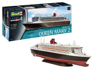 Statek pasażerski Queen Mary 2. Wydawca: Revell. Multiszop.pl Opakowanie Statek pasażerski Queen Mary 2