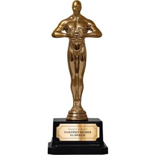 Statuetka prezentowa z Zwycięzca w kategorii.... Wydawca: Be-Happy Gifts. Multiszop.pl Opakowanie Statuetka prezentowa z Zwycięzca w kategorii...