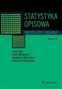 Okładka książki Statystyka opisowa. Przykłady i zadania w.4