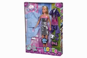 Opakowanie Steffi w różnych strojach