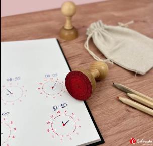 Opakowanie Stempel do nauki czasu - godziny