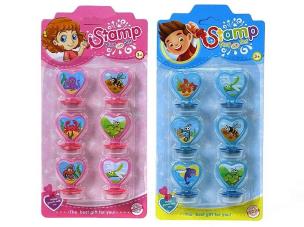 Opakowanie Stempelki serduszka zwierzęta MIX