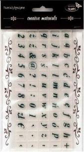 Opakowanie Stemple kreatywne alfabet