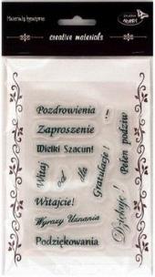 Opakowanie Stemple kreatywne napisy polskie 2