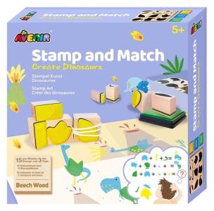 Opakowanie Stempluj i dopasuj- dinozaury