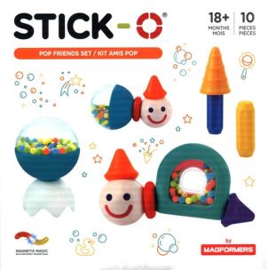 STICK-O Przyjaciele z grzechotkami. Wydawca: MAGFORMERS. Multiszop.pl Opakowanie STICK-O Przyjaciele z grzechotkami