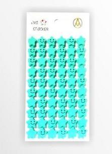 Opakowanie Stiker Gwiazdka piankowy miętowy