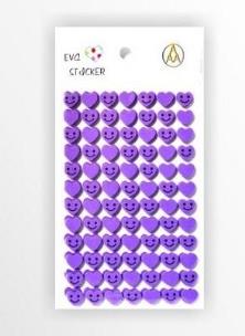 Opakowanie Stiker z elementami z pianki fioletowy