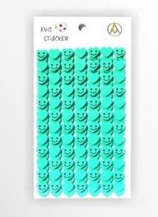 Opakowanie Stiker z elementami z pianki miętowy