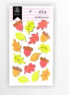 Opakowanie Stiker z elementami z pianki z lekkim brokatem