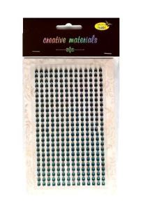 Opakowanie Stiker z kryształkami 4mm 336szt turkusowy