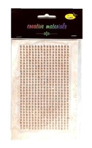 Opakowanie Stiker z perełkami 3mm jasny brąz