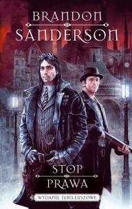 Stop prawa. Autor: Brandon Sanderson. Multiszop.pl Okładka książki Stop prawa