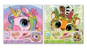 Opakowanie Stwórz własne płótno diamentowe, 20x20 cm mix