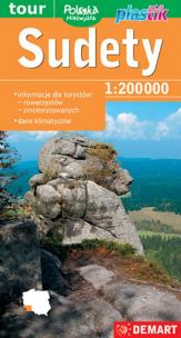 Okładka książki Sudety - mapa turystyczna 1:200 000