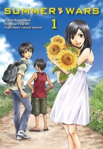 Summer Wars. Tom 1. Autor: Mamoru Hosoda, Sugimoto Iqura, Sadamoto Yoshiyuki. Multiszop.pl Okładka książki Summer Wars. Tom 1