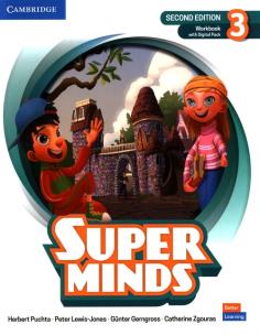Okładka książki Super Minds Level 3 Workbook with Digital Pack British English