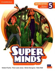 Okładka książki Super Minds Level 5 Workbook with Digital Pack British English