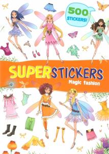 Okładka książki Super Stickers. Magic fashion