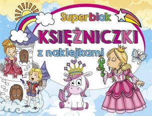 Okładka książki Superblok z naklejkami Księżniczki