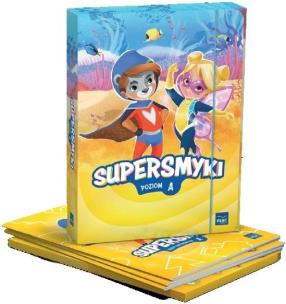 Supersmyki. Poziom A Trzylatek Pakiet. Autor: Opracowanie zbiorowe. Multiszop.pl Okładka książki Supersmyki. Poziom A Trzylatek Pakiet