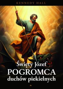 Św. Józef. Pogromca duchów piekielnych. Autor: Kenedy Hall. Multiszop.pl Okładka książki Św. Józef. Pogromca duchów piekielnych