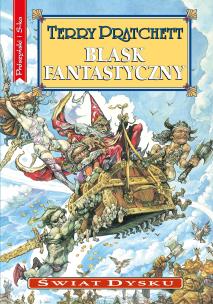 Świat dysku. Blask fantastyczny. Autor: Terry Pratchett. Multiszop.pl Okładka książki Świat dysku. Blask fantastyczny