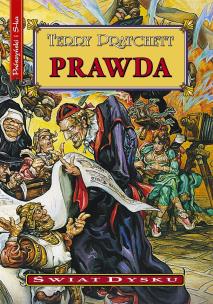 Świat Dysku. Prawda Tom 25. Autor: Terry Pratchett. Multiszop.pl Okładka książki Świat Dysku. Prawda Tom 25