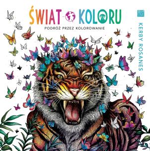Świat koloru. Autor: Kerby Rosanes. Multiszop.pl Okładka książki Świat koloru