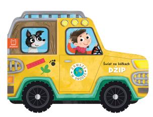 Świat na kółkach. Dżip. Autor: Kaczyńska Agata. Multiszop.pl Okładka książki Świat na kółkach. Dżip