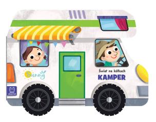 Świat na kółkach. Kamper. Autor: Bator Agnieszka. Multiszop.pl Okładka książki Świat na kółkach. Kamper
