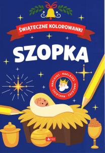 Okładka książki Świąteczne kolorowanki. Szopka