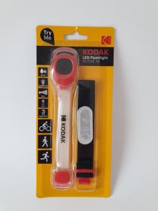 Opakowanie Świecąca na czerwono opaska ledowa 3 tryby pracy