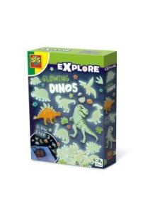 Opakowanie Świecące w ciemności Dinozaury Ses expolre