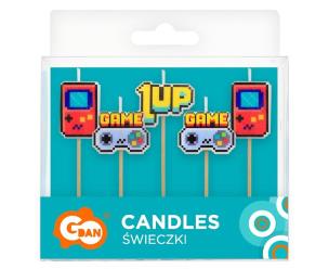 Opakowanie Świeczki pikery Game On 5szt