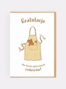 Opakowanie Świeżoo upieczeni rodzice kartka