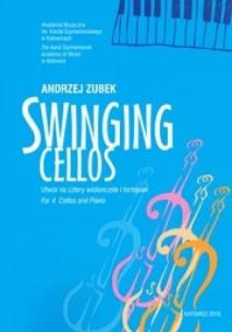 Swinging Cellos. Autor: Andrzej Zubek. Multiszop.pl Okładka książki Swinging Cellos