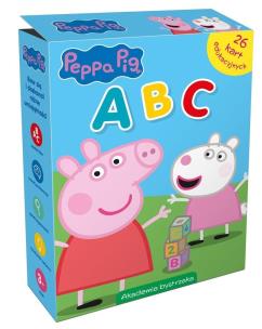 Opakowanie Świnka Peppa. ABC. Karty edukacyjne w pudełku