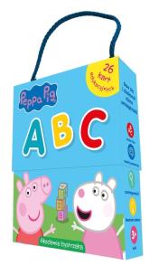 Świnka Peppa. ABC. Autor: Monika Kiersnowska. Multiszop.pl Okładka książki Świnka Peppa. ABC