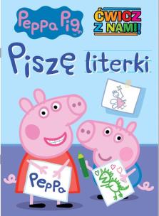 Okładka książki Świnka Peppa. Ćwicz z nami. Piszę literki